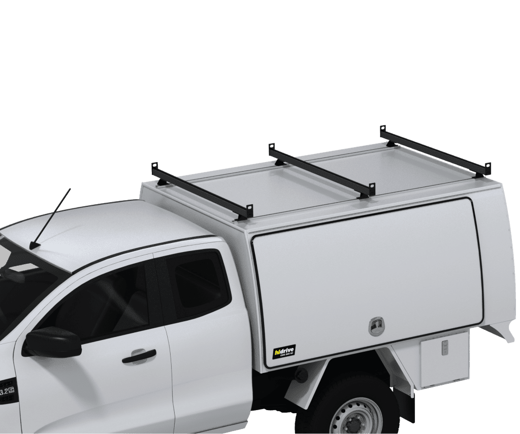 Commercial Roof Bar, 3pce Kit, Fitted 97060003