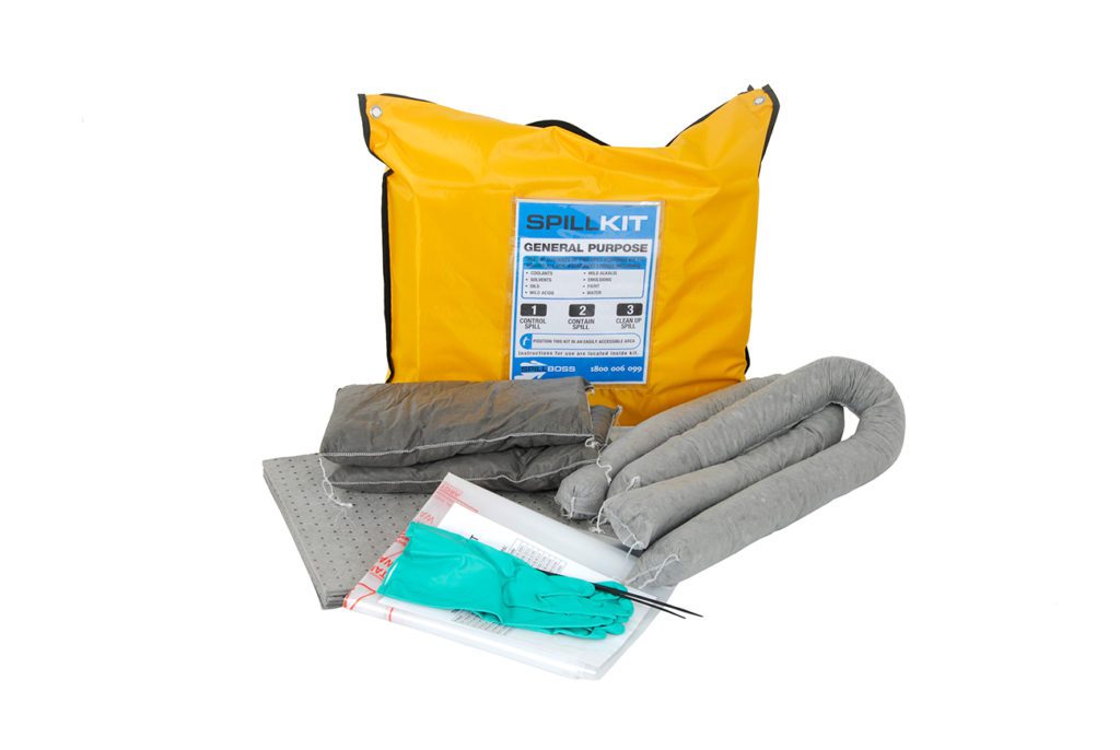 General purpose oil & chemical spill kit