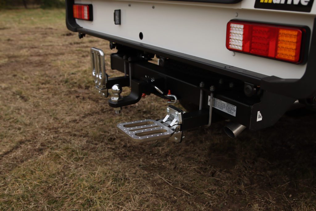 Hidrive Rear Folding Step, Pair, Fitted to Towbar accessories for Ute, Trailer and Truck service bodies