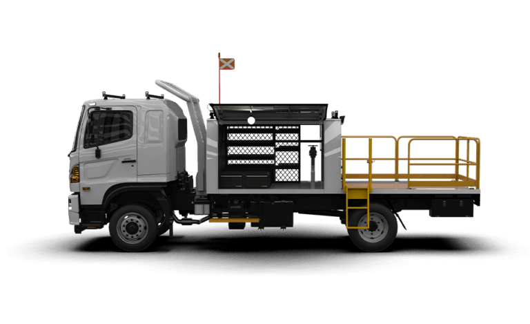 Truck Service Body Part Canopy Side View