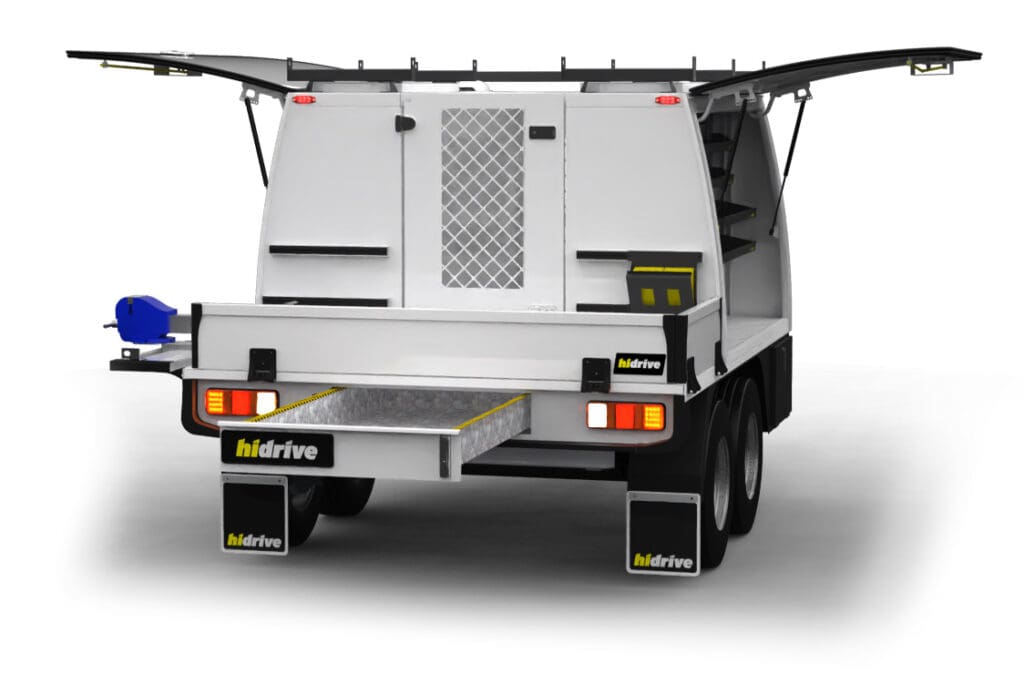 Hidrive Trailer Tool canopy back view