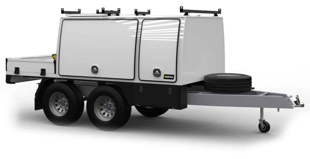 Hidrive Trailer U canopy side view