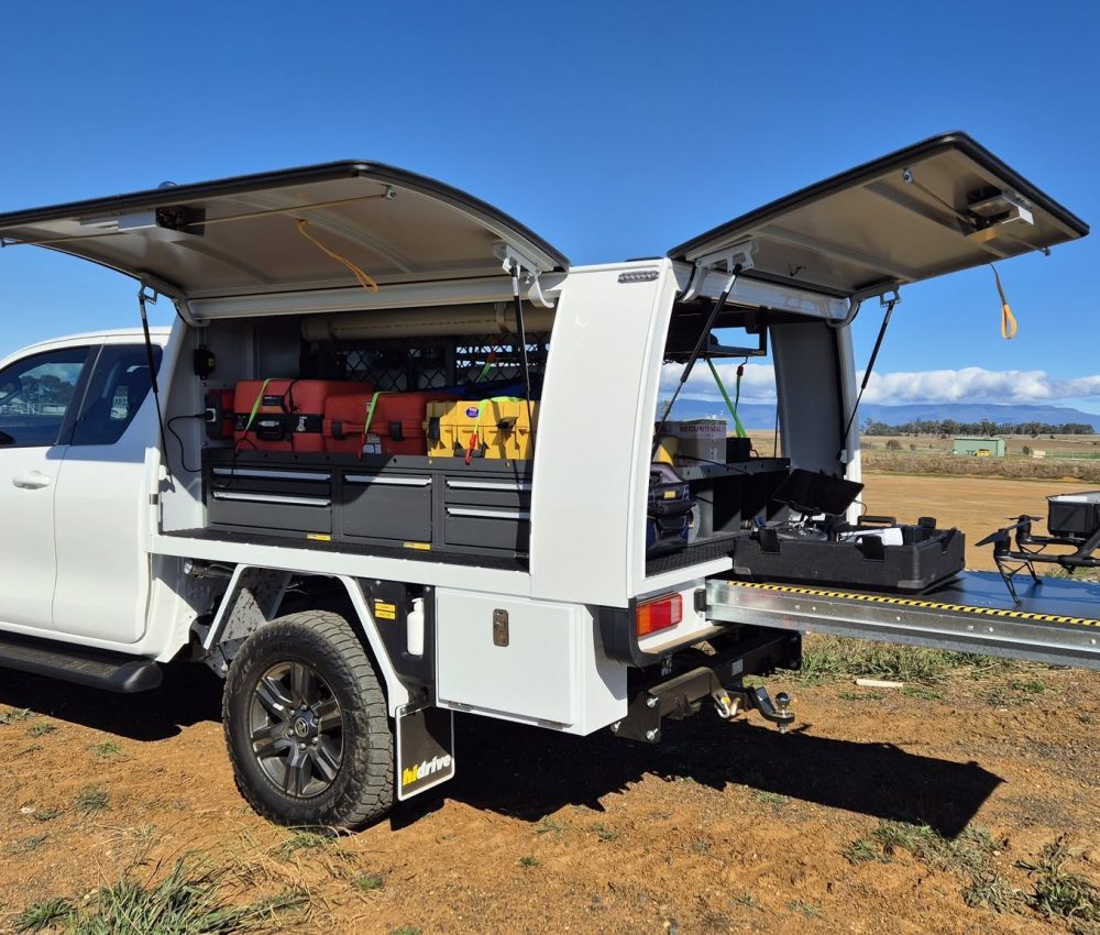 Cohen & Assoc_Survey Ute with Drone