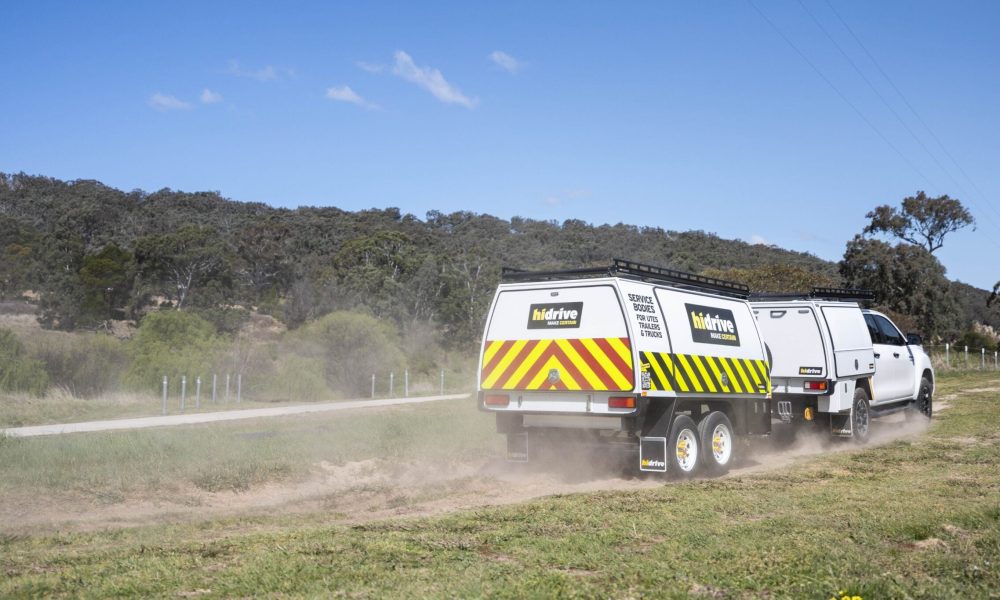 Hidrive ute and trailer
