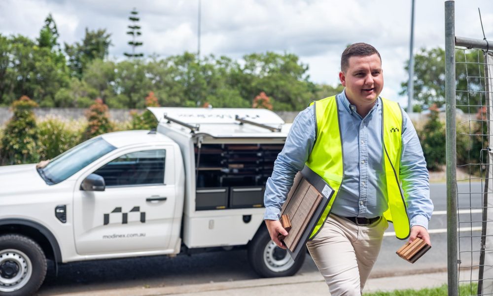 Leroy Parker walking away from Hidrive service body