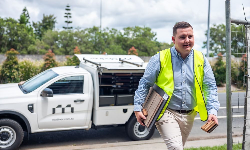 Leroy Parker walking away from Hidrive service body