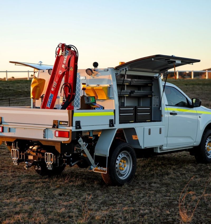 Service Bodies with crane